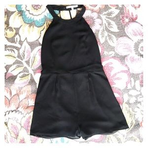 Stunning Backless Black Romper!